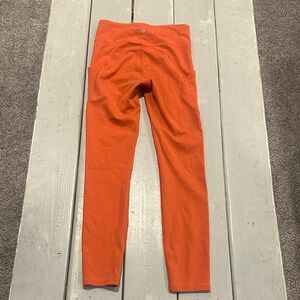 Lululemon Invigorate High-Rise Tight 25" Brick sz 4 PERFECT